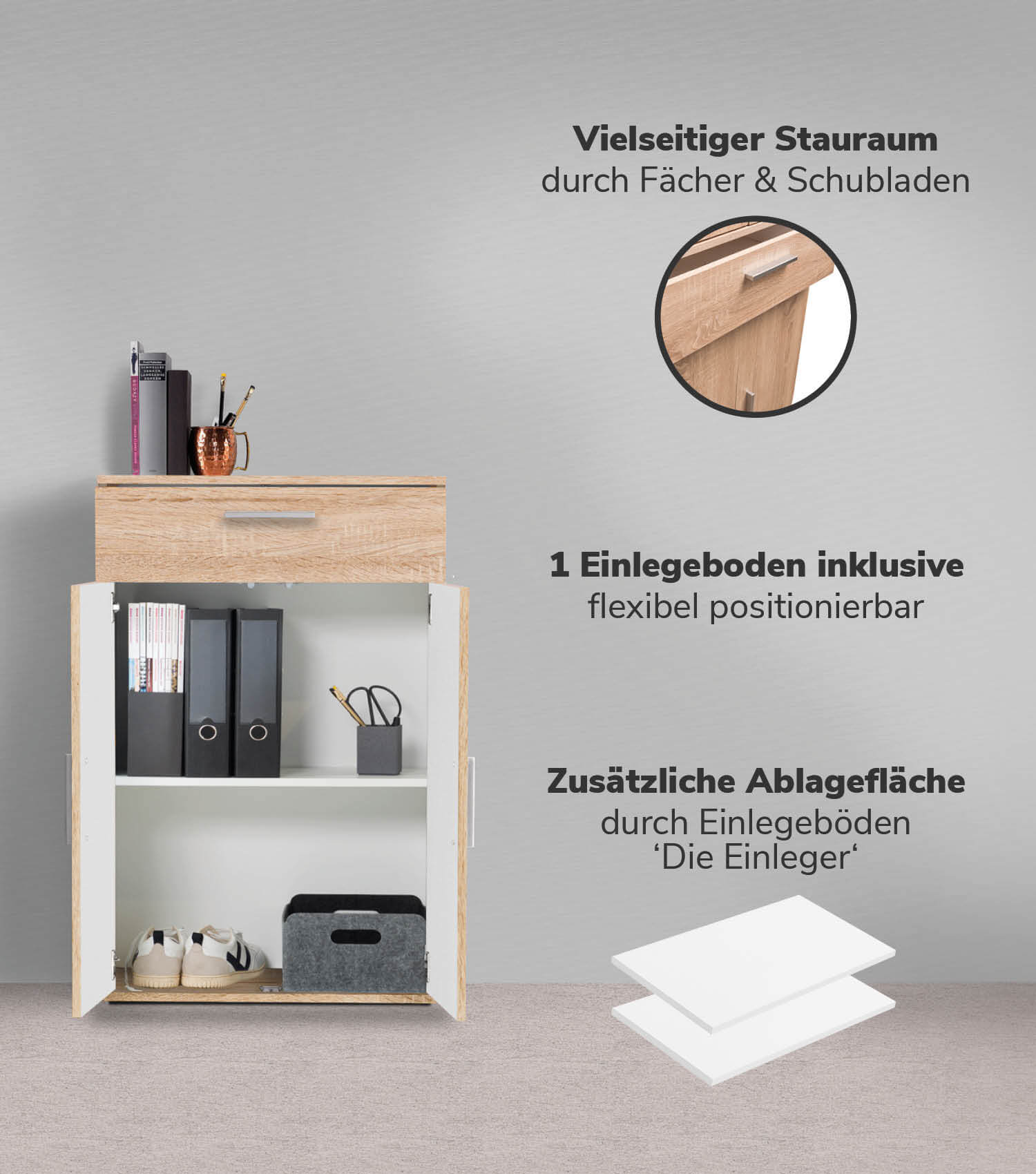 Mehrzweckschrank Set Schrankwand Büroschränke Mehrzweckschränke