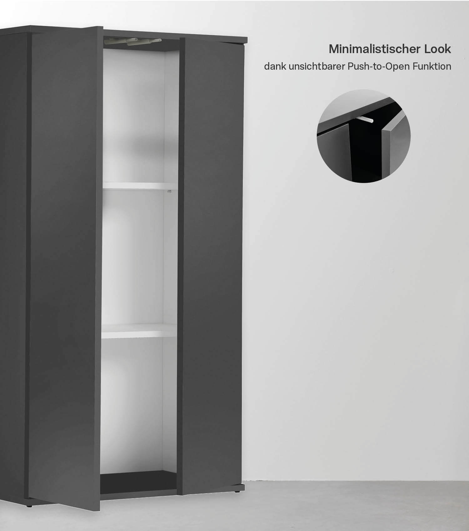 mokebo® 'Der Schlanke' Mehrzweckschrank Aktenschrank Made in DE 