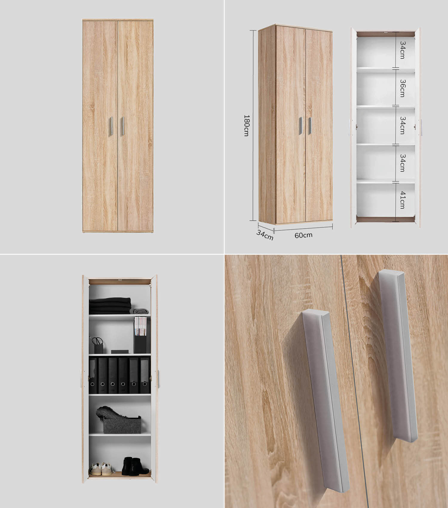 Mehrzweckschrank Set Schrankwand Büroschränke Mehrzweckschränke