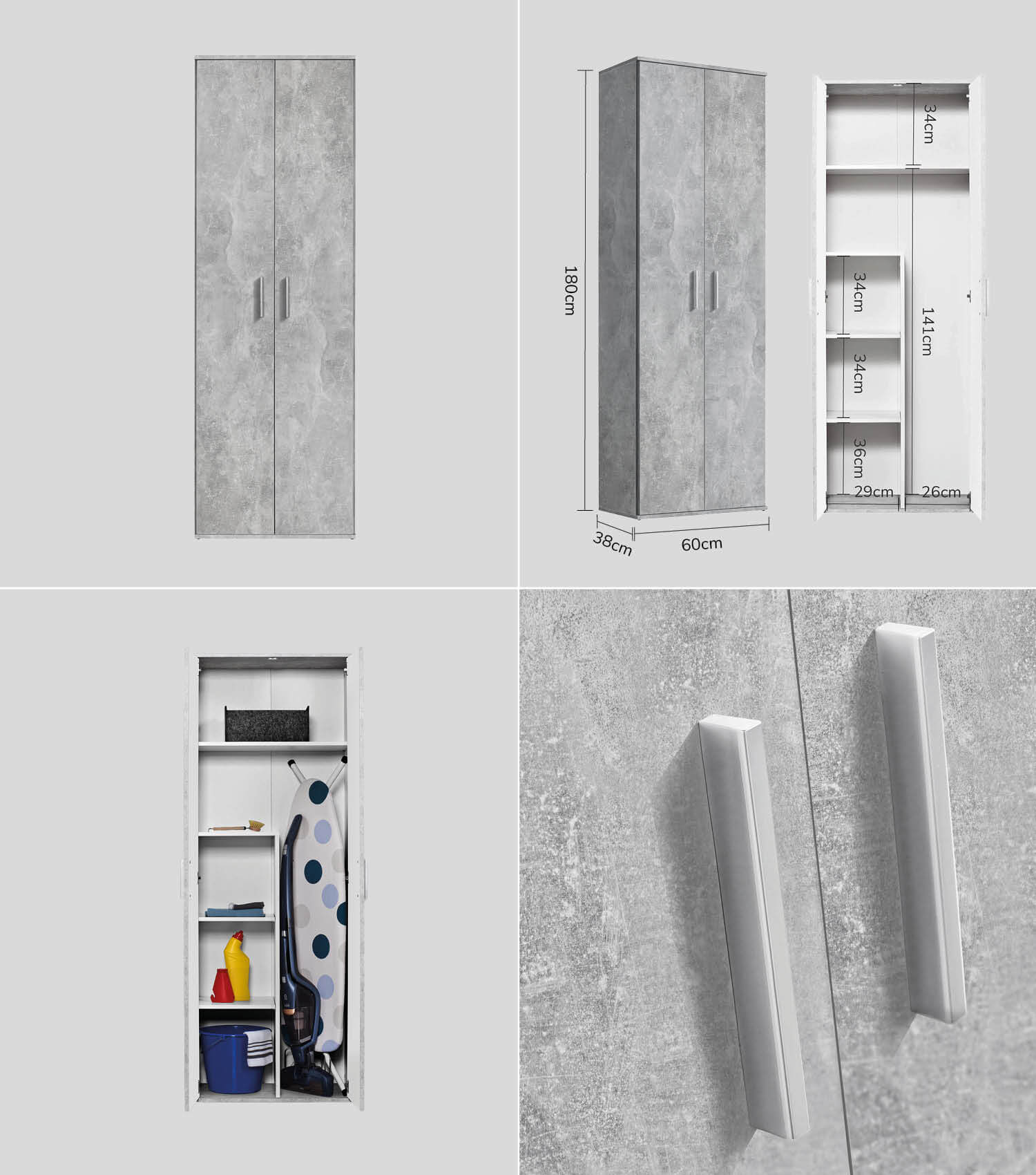 Mehrzweckschrank Set Schrankwand Büroschränke Mehrzweckschränke