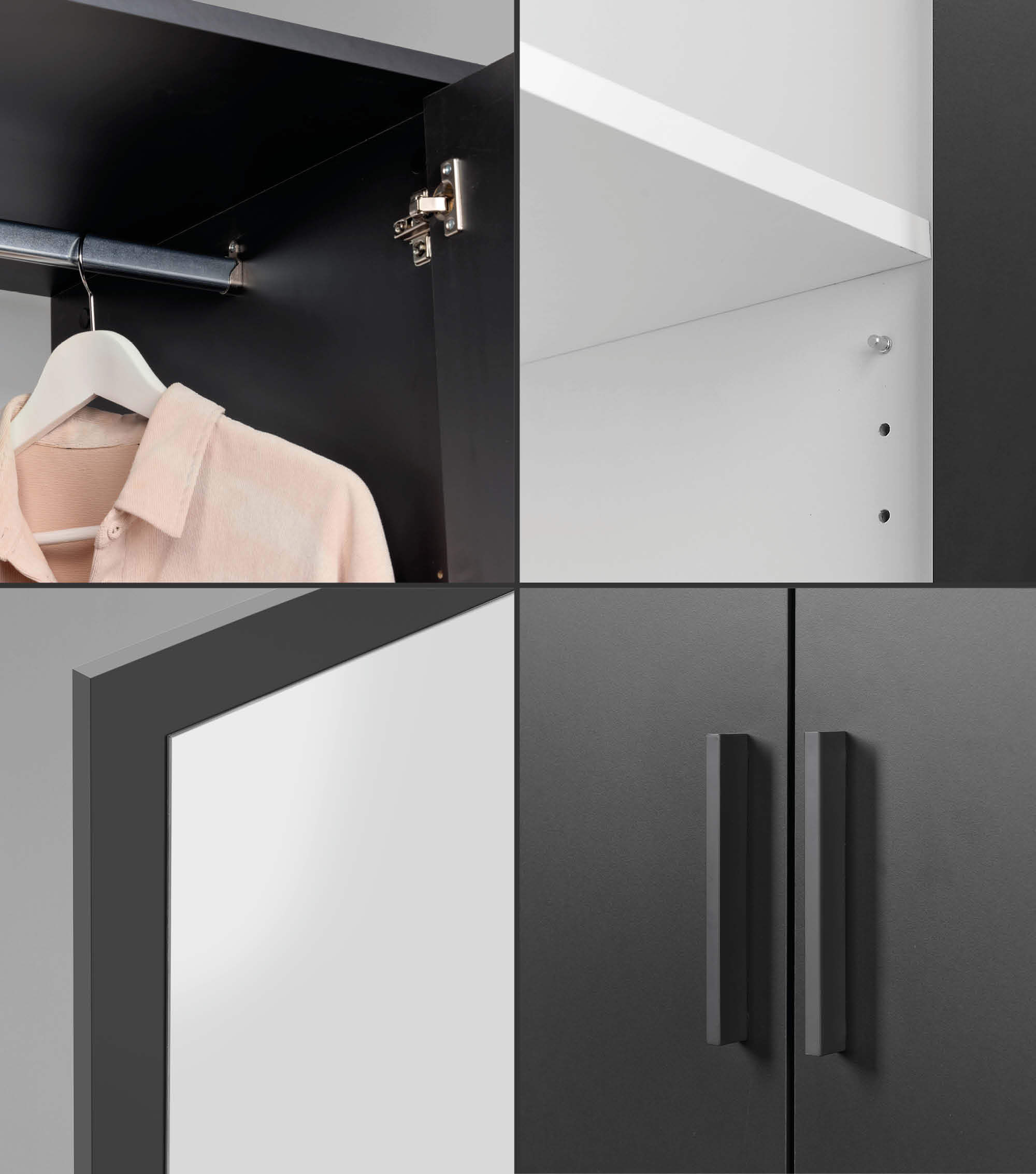 Kleiderschrank Garderobenschrank Schlafzimmerschrank Schrank