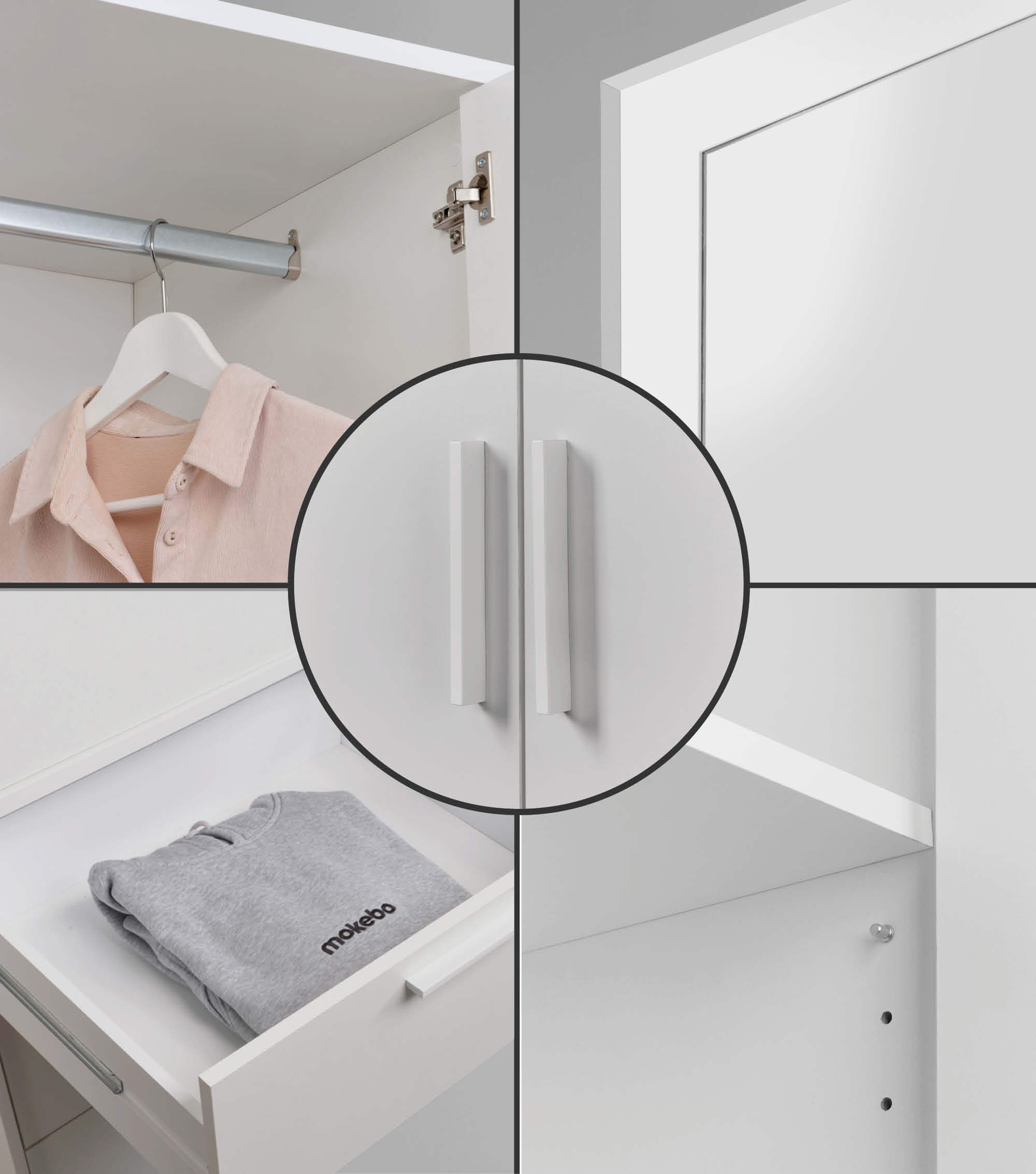 Kleiderschrank Garderobenschrank Schlafzimmerschrank Schrank