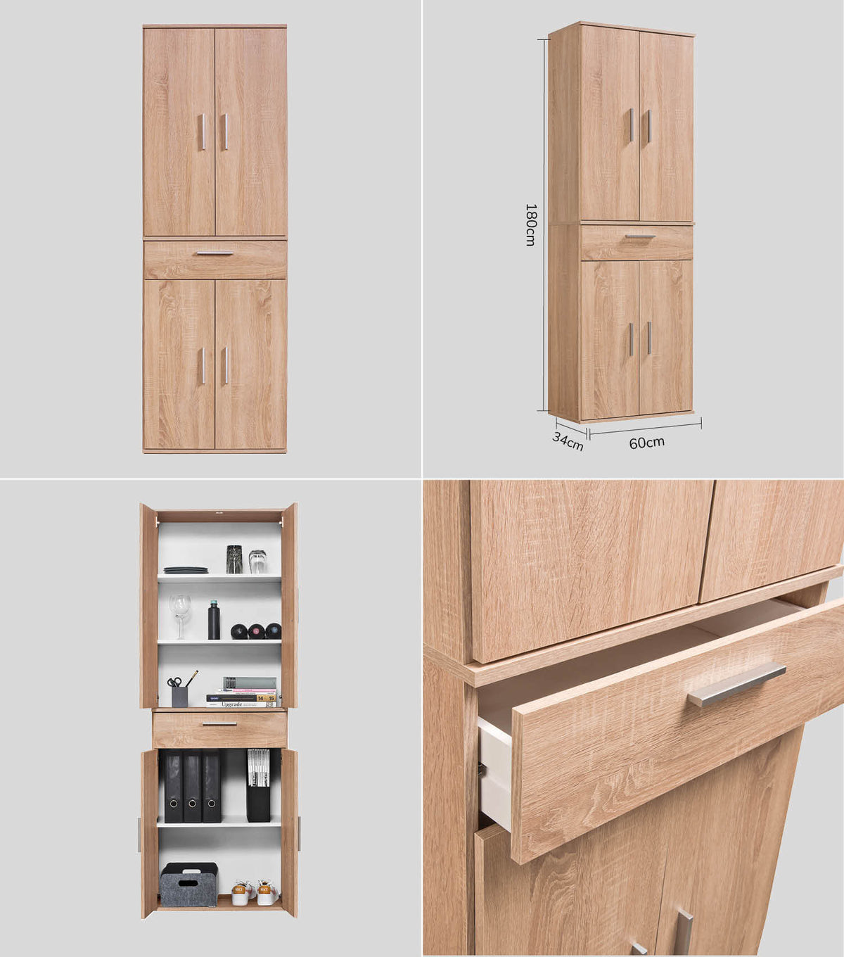 Mehrzweckschrank Set Schrankwand Büroschränke Mehrzweckschränke