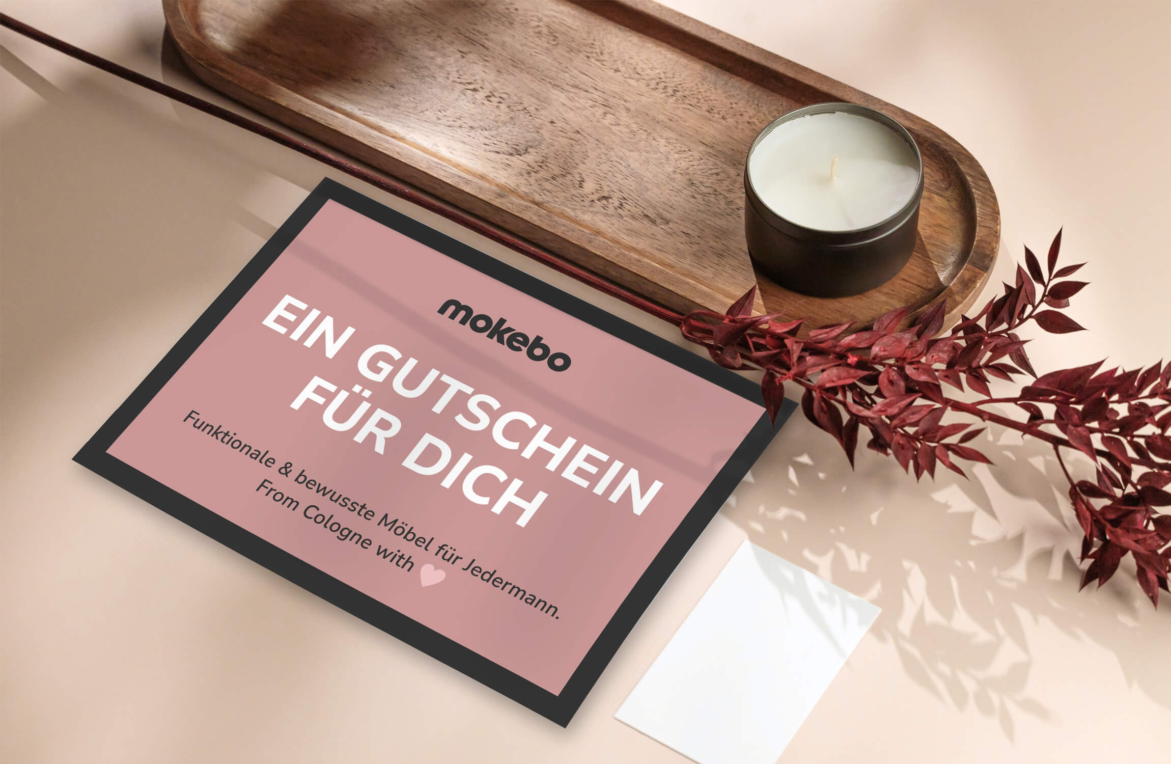 mokebo Geschenkgutschein für Möbel 